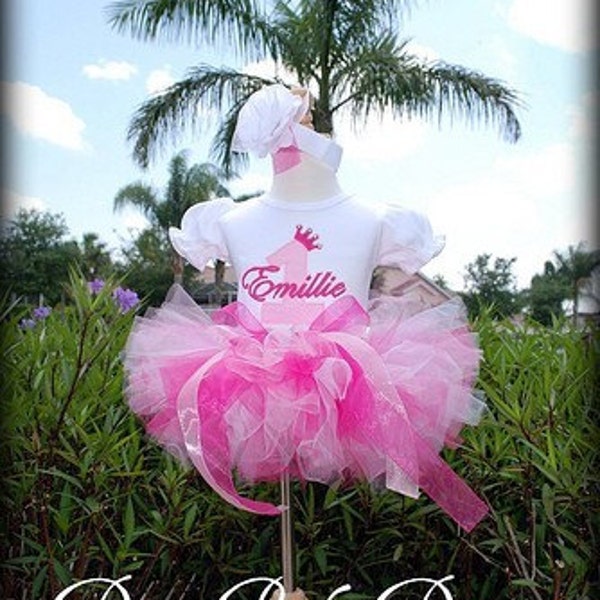 CUSTOM ORDER FOR SLKARL -Cotton Candy Birthday Princess Tutu Outfit IN LAVENDERS with Any Age and Name size newborn up to size 6