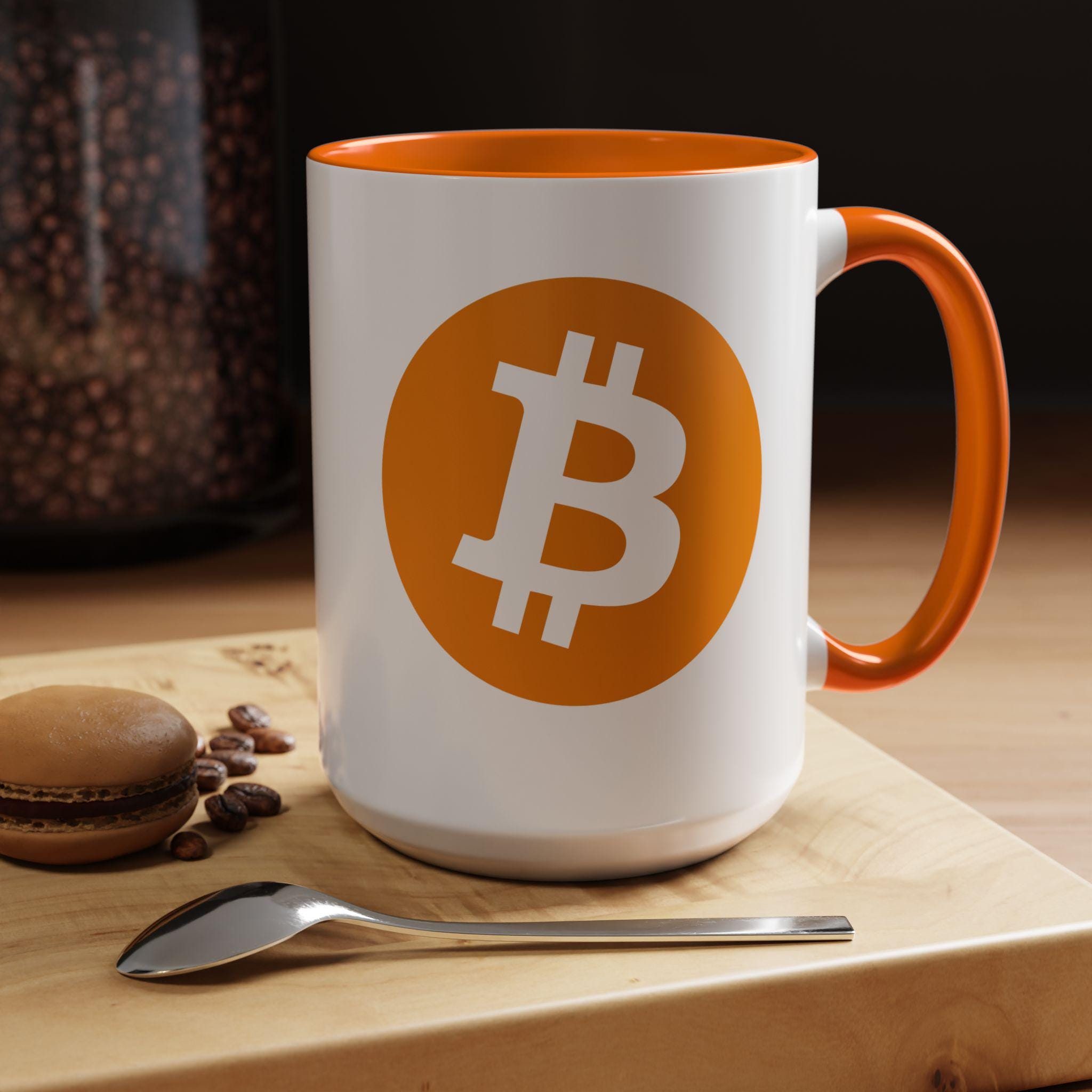 Bitcoin BTC Tasse à Café Noire 15oz, Crypto Mug, Tasse De Crypto-monnaie,  Satoshi Nakamoto, Blockchain - France