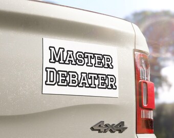 Imanes para coche de "Maestro del Debate", Imán divertido para coche, Regalo para equipo de debate, Decoración original para coche, Accesorios humorísticos para coche
