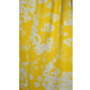 Vintage 1970s Miss Dior Skirt Yellow & White Floral Unused Old Stock NWOT Size M VFG image 5