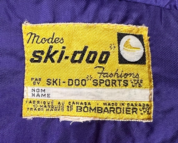 Vintage 1960s Ski Doo Suit 3 pc Snowmobile Jacket… - image 7