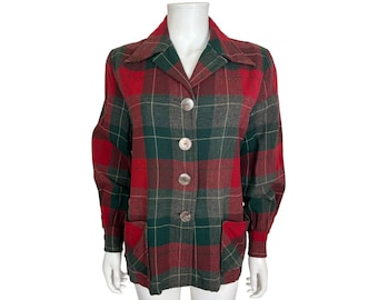 Chaqueta Pendleton 49er vintage de principios de los 50 (1949-1949), talla grande.