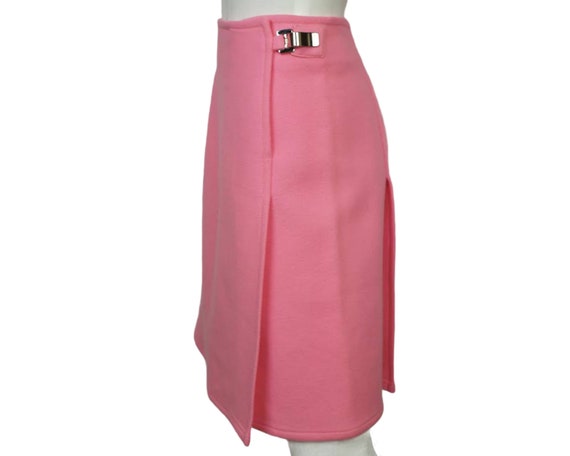 1980s Vintage Courreges Suit Skirt & Jacket Pink … - image 6