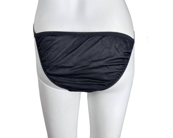 NOS 1970s Vintage Peignoir w Matching Panties Lac… - image 7