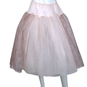 Vintage 1980s Crinoline Petticoat Slip Lily of France Size M - VFG