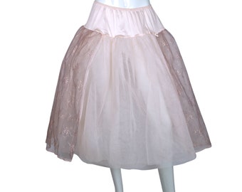 Vintage 1980s Crinoline Petticoat Slip Lily of France Size M - VFG