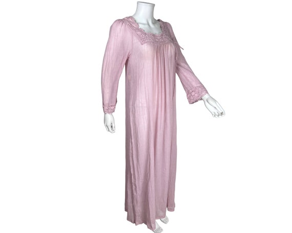 Unused Vintage 1970s Lilac Nightie Dress Linda Li… - image 2