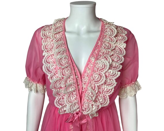 XS 1970s Illusion Neckline Negligee main image 0