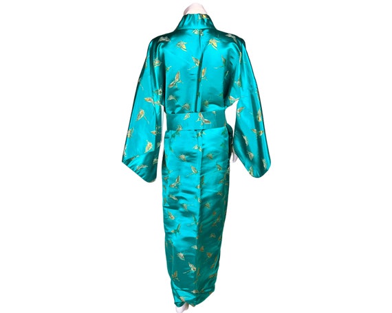 Vintage Silk Kimono Style Dressing Gown Lounging … - image 1