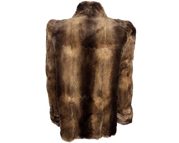 Vintage 1940s Fur Jacket Sheared Beaver Size M  V… - image 2