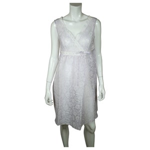 Vintage Unused Floral Nightie Cotton Blend Voile Nightgown NWOT Size S