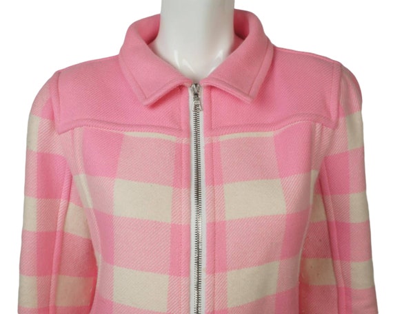 1980s Vintage Courreges Suit Skirt & Jacket Pink … - image 4