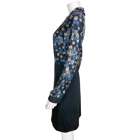 Vintage 1960s Day Dress Made in England Floral Pr… - image 4