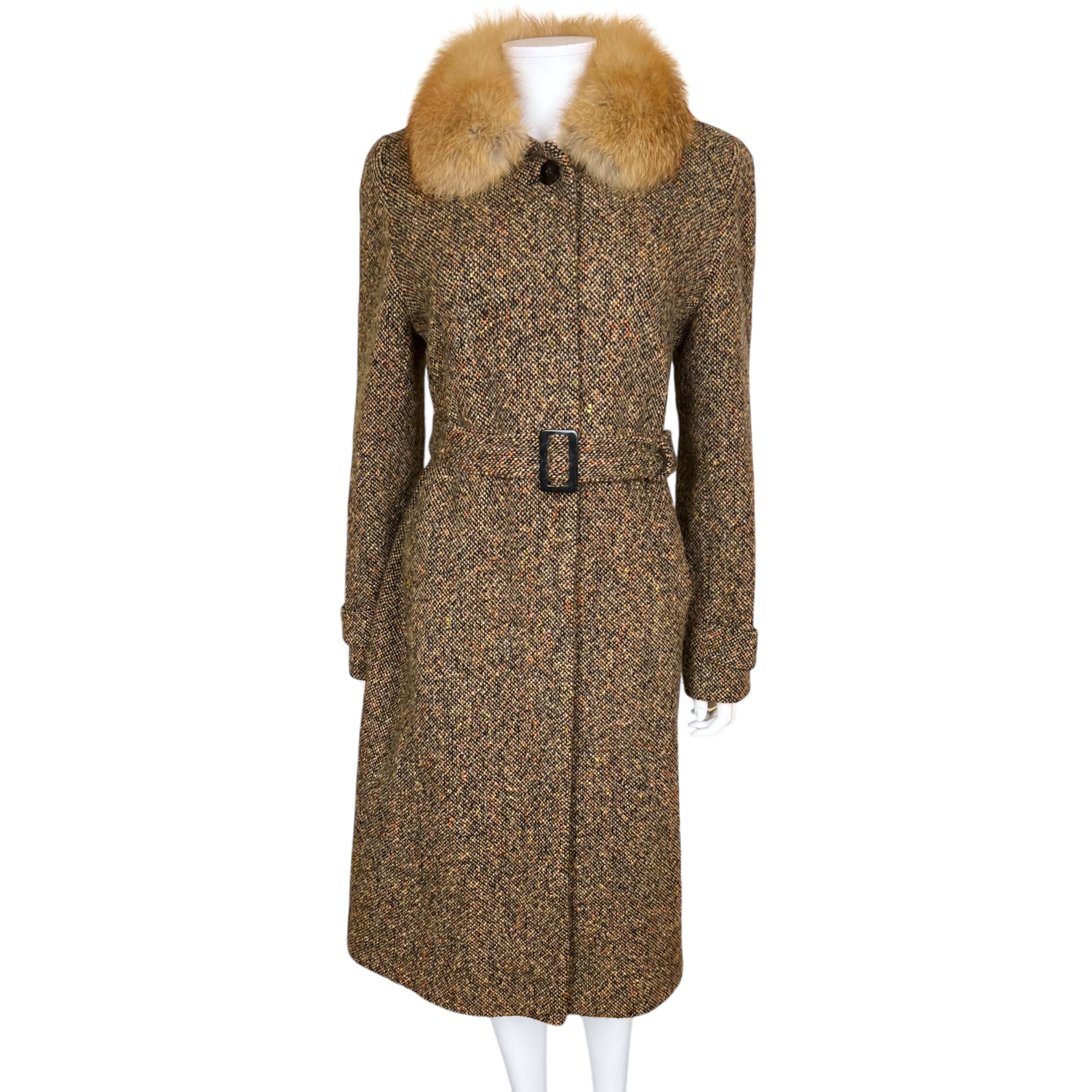 Vintage 1970s Tweed Coat Madeline by Alorna Ladies Size M - Etsy