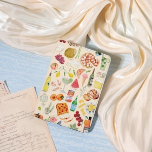 Funda Kindle "Collage de Comida Deliciosa", Fundas Kindle Nuevas, Kindle 8/10/11/12, PaperWhite 7/10/12, Funda Kindle Personalizada, Funda Kindle Colorsoft imagen 1