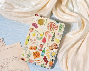 Delicious Food Collage Kindle Case,New Kindle Cases,Kindle 8/10/11/12th,PaperWhite 7/10/12th,Personalised Kindle Case,Kindle Colorsoft Case