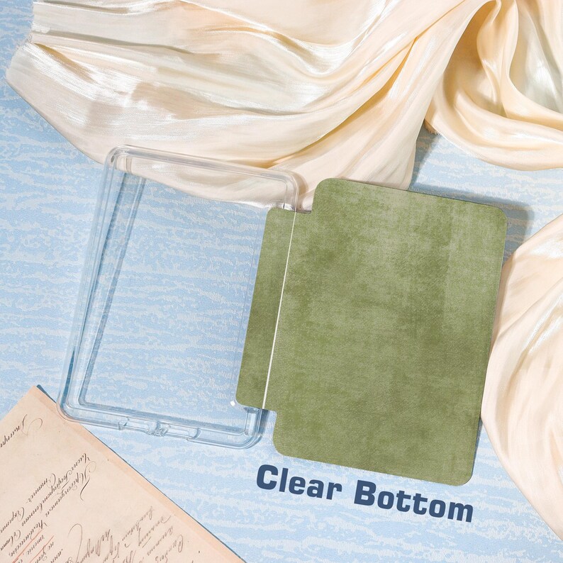 Green Kindle Case,Ins style Kindle Cases,Minimalist Kindle Case,Kindle 8th,PaperWhite 5/6/7th,Personalised Kindle case,PaperWhite 11/12th image 5