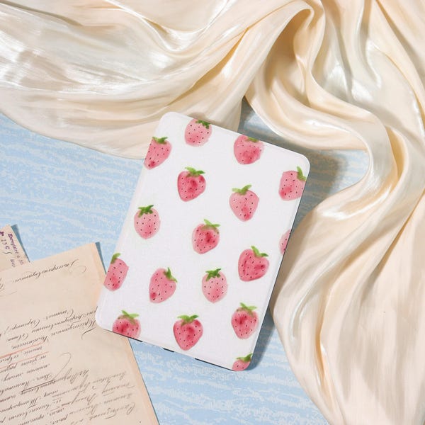 Strawberry Kindle Case, Ins style Kindle Cases, Kindle 10th, PaperWhite 5/6/7th,  Personalised Kindlecase, PaperWhite 11th, Kindle 8th/11th