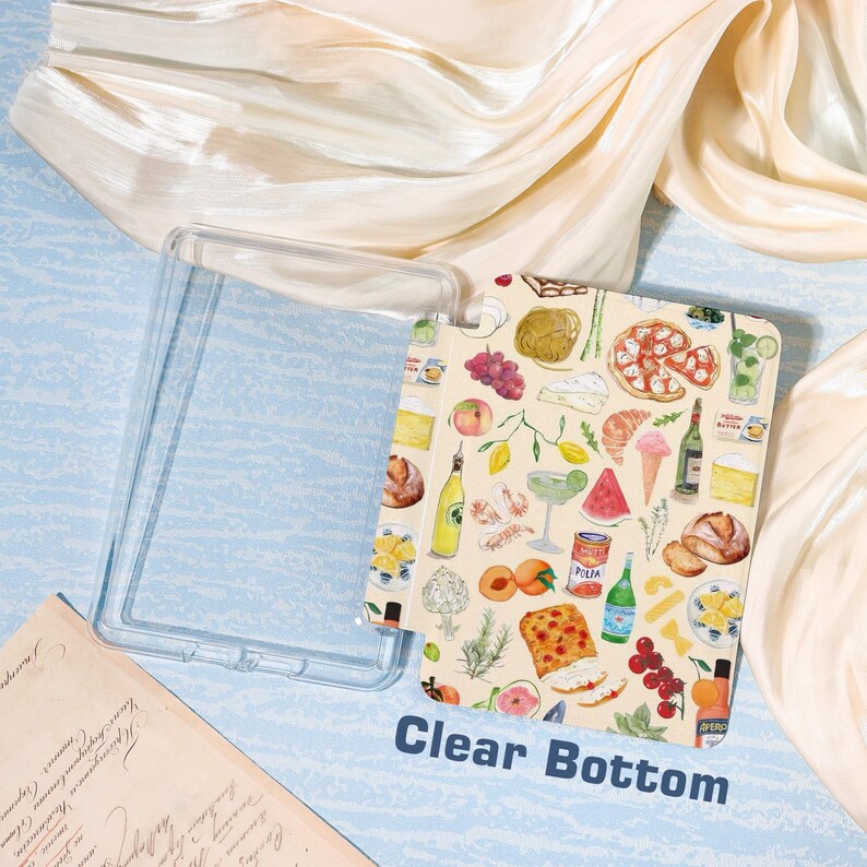 Funda Kindle "Collage de Comida Deliciosa", Fundas Kindle Nuevas, Kindle 8/10/11/12, PaperWhite 7/10/12, Funda Kindle Personalizada, Funda Kindle Colorsoft imagen 5