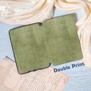 Green Kindle Case,Ins style Kindle Cases,Minimalist Kindle Case,Kindle 8th,PaperWhite 5/6/7th,Personalised Kindle case,PaperWhite 11/12th image 4