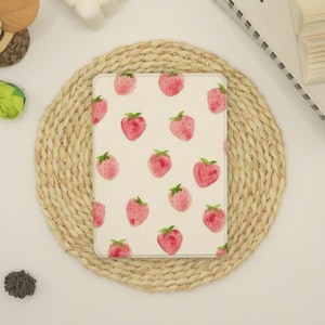 Étui pour Kindle aux fraises, étuis pour Kindle de style Ins, Kindle 10e, PaperWhite 5/6/7e, étui Kindle personnalisé, PaperWhite 11e, Kindle 8e/11
