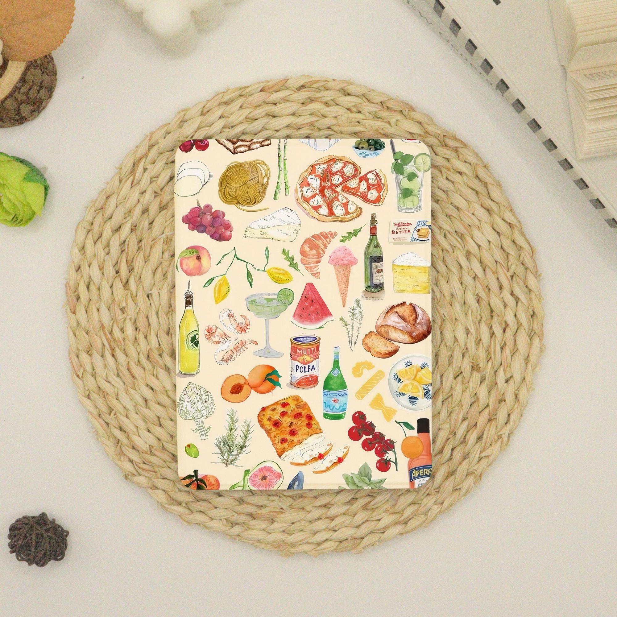 Delicious Food Collage Kindle Case,New Kindle Cases,Kindle 8/10/11/12th,PaperWhite 7/10/12th,Personalised Kindle Case,Kindle Colorsoft Case