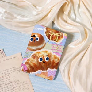 Cute Breads Bows Kindle Case,New Kindle Cases,Kindle 8/10/11/12th,PaperWhite 7/10/12th,Personalised Kindle Case,Kindle Colorsoft Case,Gift