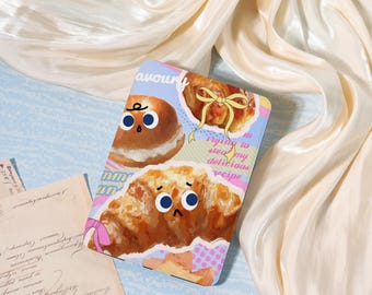 Cute Breads Bows Kindle Case,New Kindle Cases,Kindle 8/10/11/12th,PaperWhite 7/10/12th,Personalised Kindle Case,Kindle Colorsoft Case,Gift