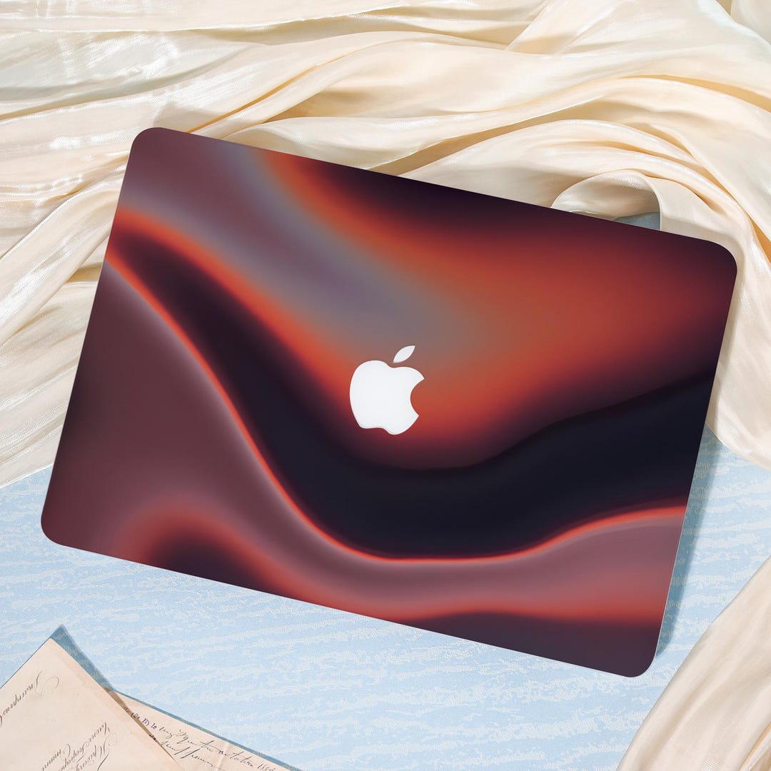 Dark Red Light Wave MacBook Case,macbook Pro 16/15/14/13,new Mac Pro 14 ...