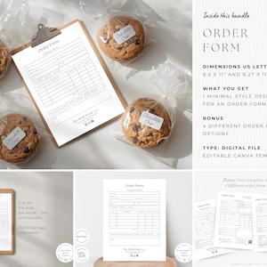 Cottage Food Label BUNDLE, Home Bakery Business, Sourdough Bread Printable Sign, Cookie Sticker, Loyalty Card, Canva EDITABLE Template 001 image 13