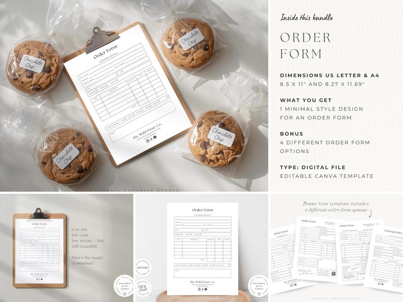 Cottage Food Label BUNDLE, Home Bakery Business, Sourdough Bread Printable Sign, Cookie Sticker, Loyalty Card, Canva EDITABLE Template 001 image 13