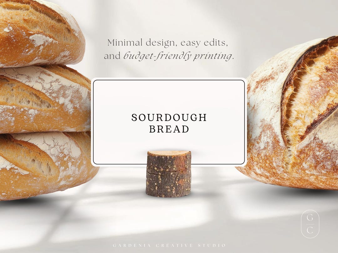 EDITABLE Product Display Card, Micro Bakery Farm Stand, Cottage Food ...