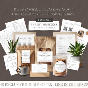 EDITABLE Bakery Loyalty Card, Sourdough Bread, Cinnamon Roll, Cookie, Coffee Shop, Home Baked Goods, Small Business, Canva Template 001 Bild 9