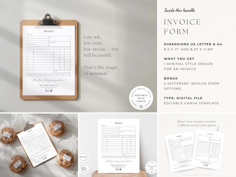 Cottage Food Label BUNDLE, Home Bakery Business, Sourdough Bread Printable Sign, Cookie Sticker, Loyalty Card, Canva EDITABLE Template 001 image 14