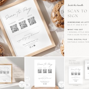 Cottage Food Label BUNDLE, Home Bakery Business, Sourdough Bread Printable Sign, Cookie Sticker, Loyalty Card, Canva EDITABLE Template 001 image 12