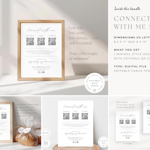 Cottage Food Label BUNDLE, Home Bakery Business, Sourdough Bread Printable Sign, Cookie Sticker, Loyalty Card, Canva EDITABLE Template 001 image 10