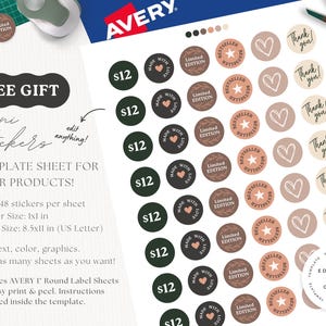 BUNDLE Cottage Food Label, 6x4 Sticker, For Sourdough Bread Box, Cookie Bag, Home Bakery With Ingredients, QR, Canva EDITABLE Template 001 bild 8