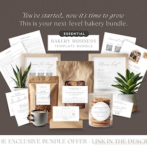 BUNDLE Cottage Food Label, 6x4 Sticker, For Sourdough Bread Box, Cookie Bag, Home Bakery With Ingredients, QR, Canva EDITABLE Template 001 bild 11