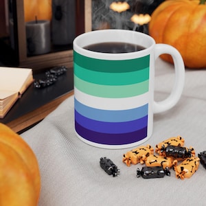 Gay Pride Flag Coffee Mug 11oz, LGBTQ Mug, Gay Pride Cup, LGBT Gift, Rainbow Love Mug, Queer Pride, Queer Mug LGBTQ, Say Gay, Pride Gift Mug