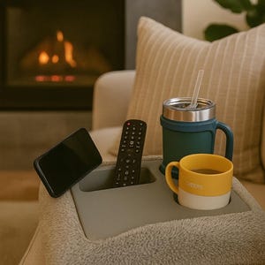 Almohada SofaGuest™ de CaliJAK: el compañero ideal para el sofá Bandeja portavasos