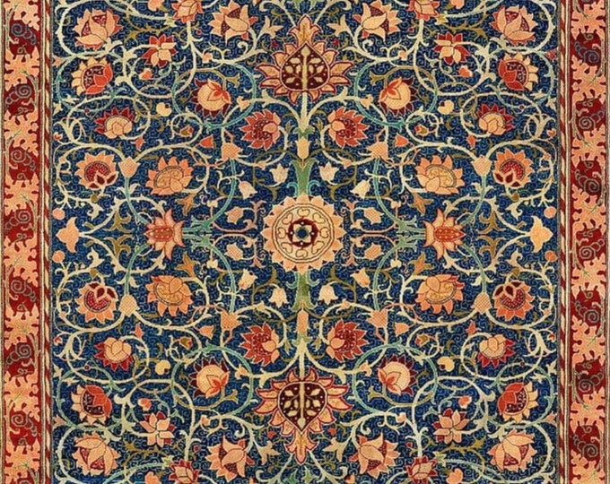 William Morris Paint by Number Kit: Framed Canvas Tapestry Art