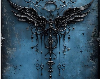 Gothic Angel Diamond Painting Kit: DIY Home Decor Art