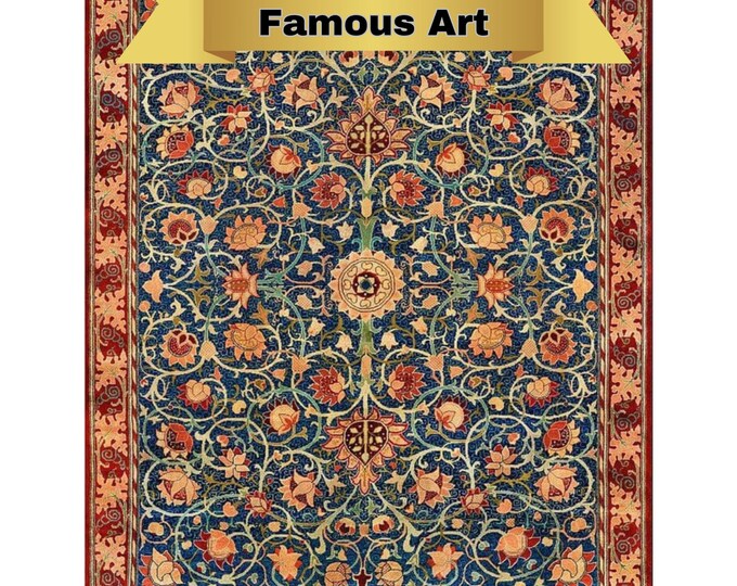 Paint by Number, Morris,  Framed Paint by Numbers Kit for Adults with Stand, Painting,  Tapestry by William Morris, Includes Everything!