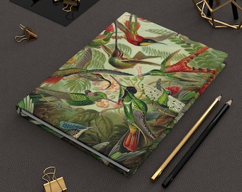 Hummingbirds Hardcover Journal: Vintage Nature Diary, Sketchbook