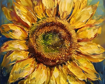 Sunflower Diamond Painting Kit: Framed or Frameless Canvas DIY Art Set
