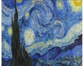 Van Gogh Starry Night Diamond Painting Kit: DIY Home Decor Art