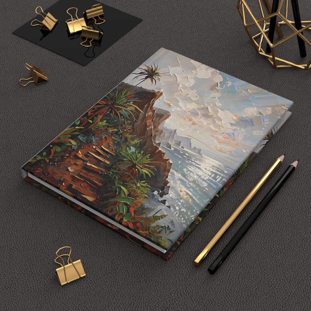 Hardcover Journal, Hawaii Trail Themed Notebook - Ruled Line, Based off ...