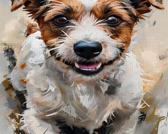 Terrier Diamond Painting DIY Craft Kit: Home Decor