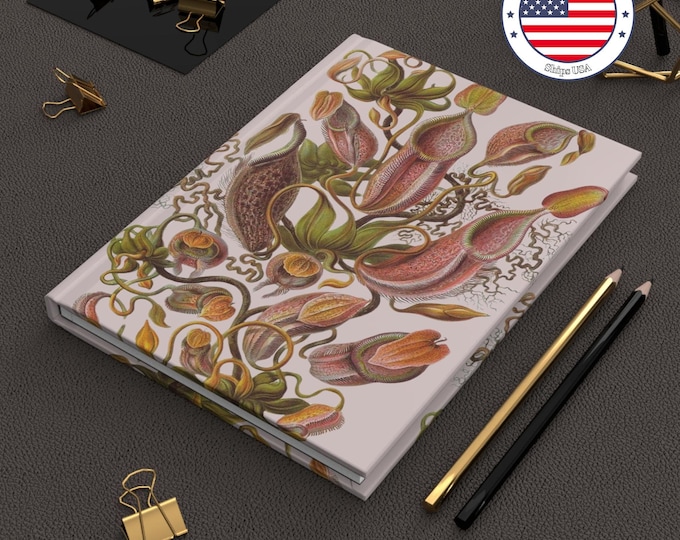 Antique Nepenthes Journal: Tropical Pitcher Plant Sketchbook
