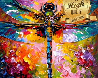 Puzzle, Dragonfly, Wooden Jigsaw Puzzle, 500 piece puzzle, 1000 piece Puzzle, Nature Puzzle, Originally Made, Colorful, Oak Wood Puzzle